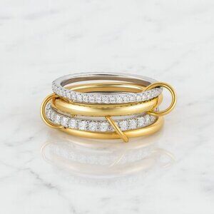 “Amari” 18k Ring Stack (size up)